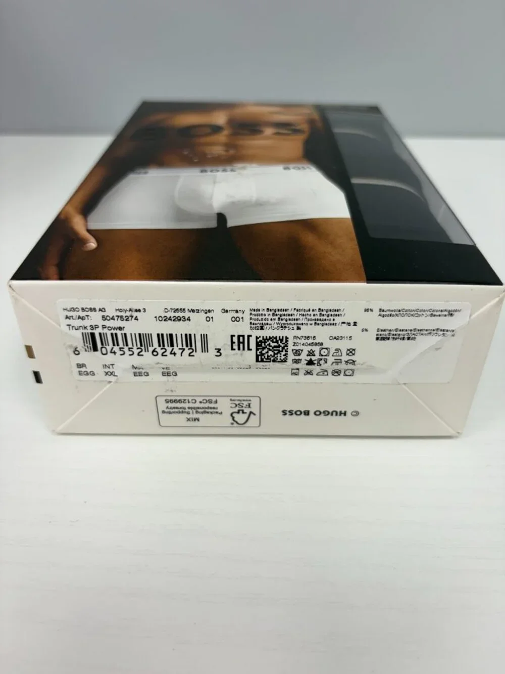 BOSS Men’s 3-Pack Stretch-Cotton Trunks XXL
